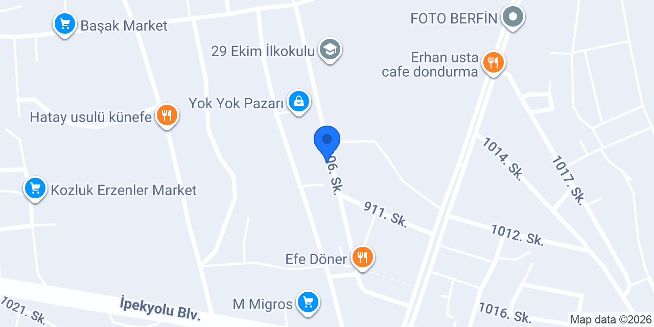 Güçlü Grup Harita Mühendislik konumu