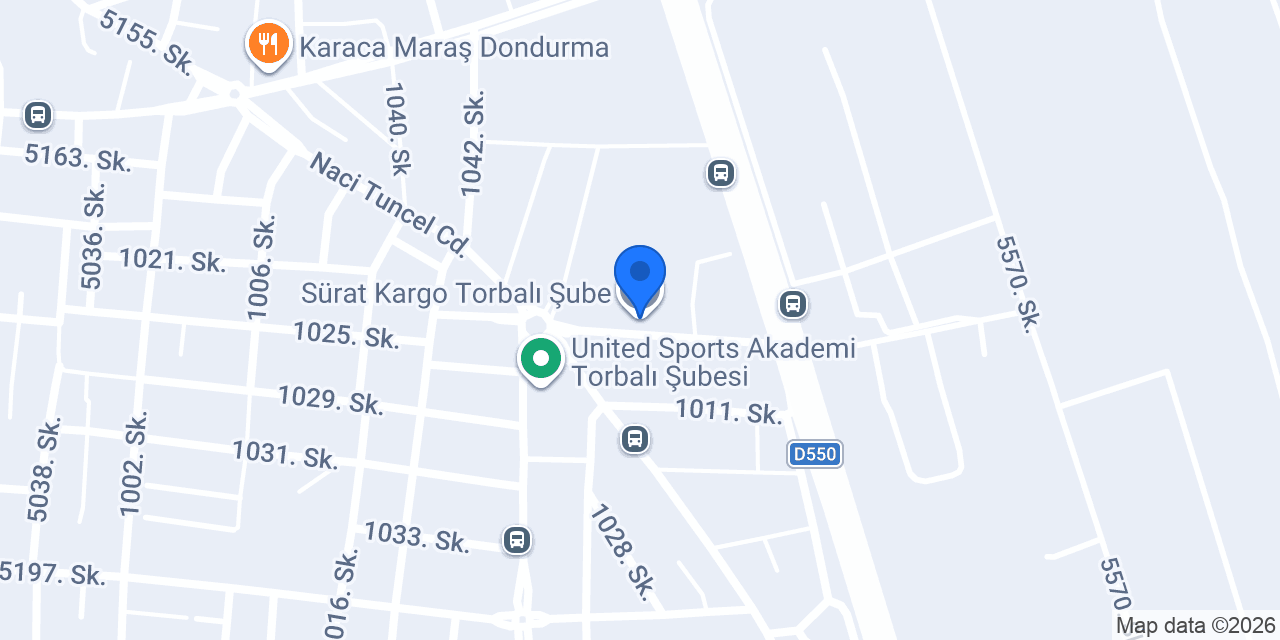 Sürat Kargo Torbalı Şube konumu
