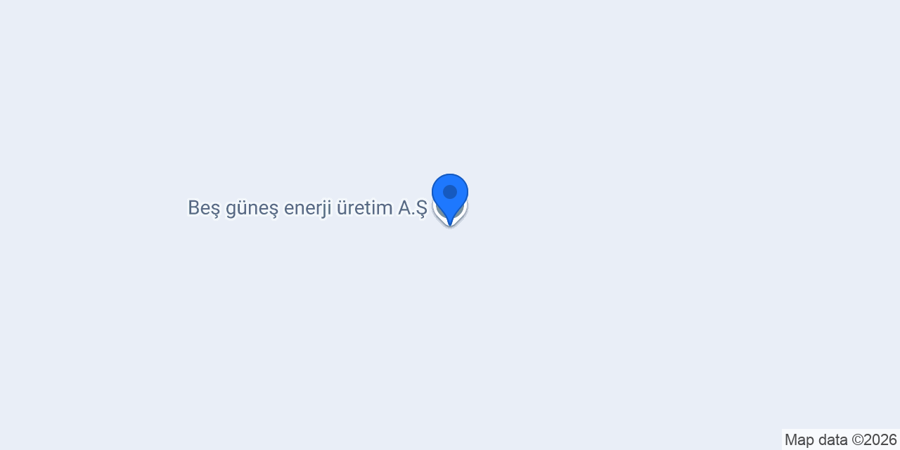 Beş güneş enerji üretim A.Ş konumu
