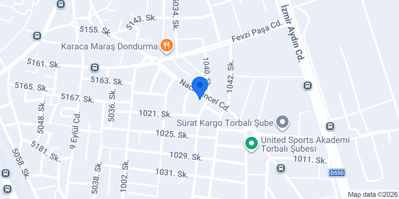 Torbalı O Fırın konumu
