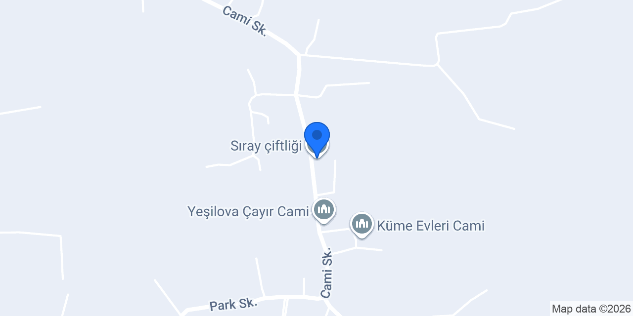 Sıray çiftliği konumu
