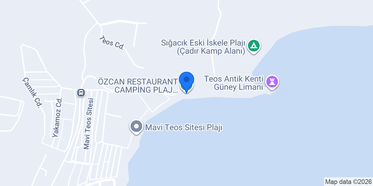 ÖZCAN RESTAURANT CAMPİNG PLAJ PİKNİK ALANI konumu