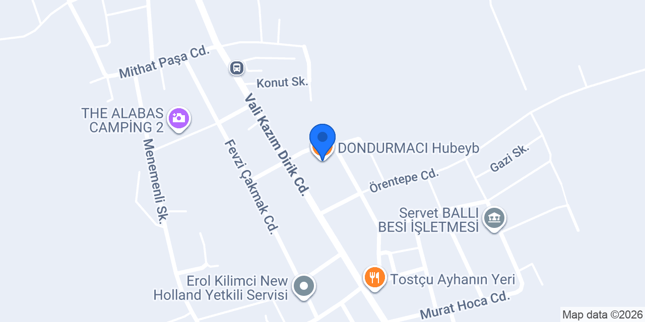 DONDURMACI Hubeyb konumu