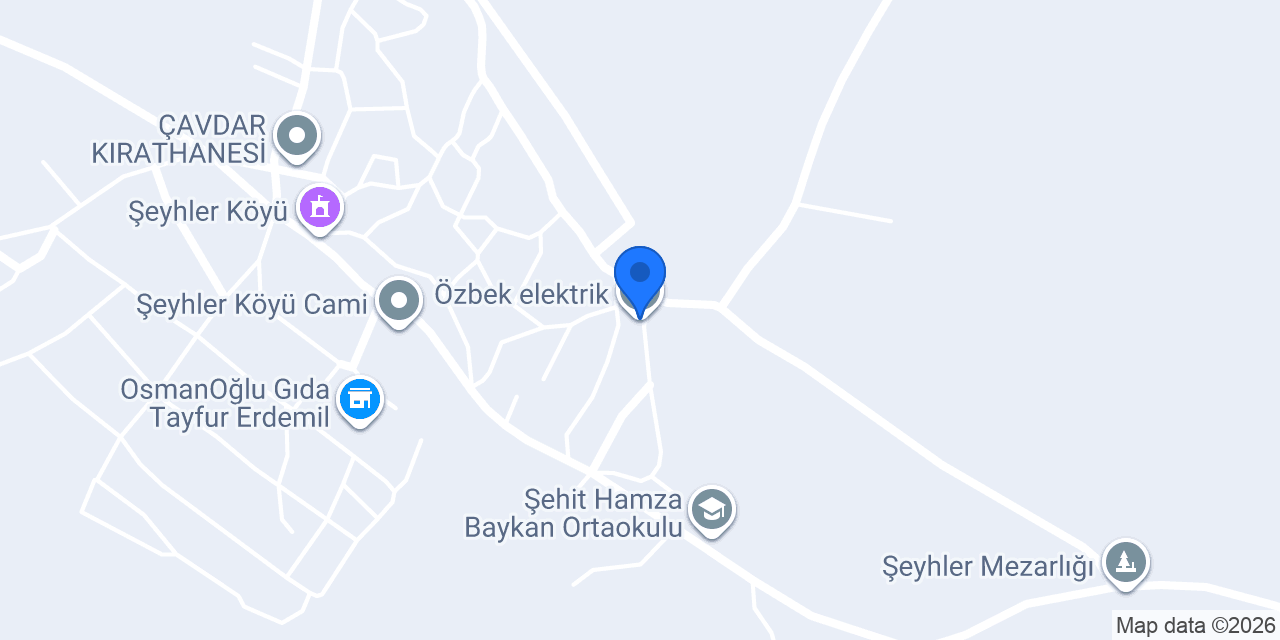 Özbek elektrik konumu