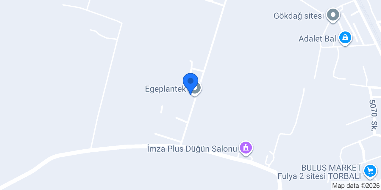 Egeplantek konumu