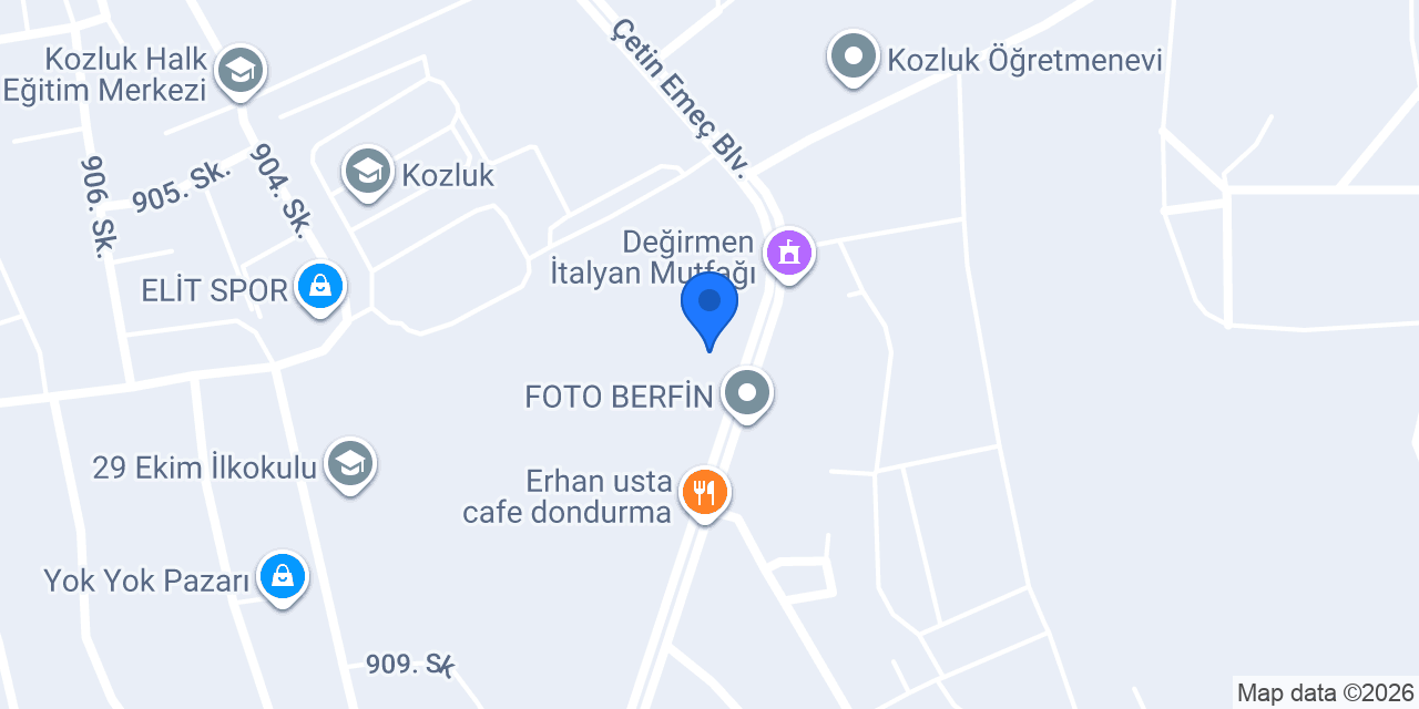 Kozluk Kaymakamlığı konumu