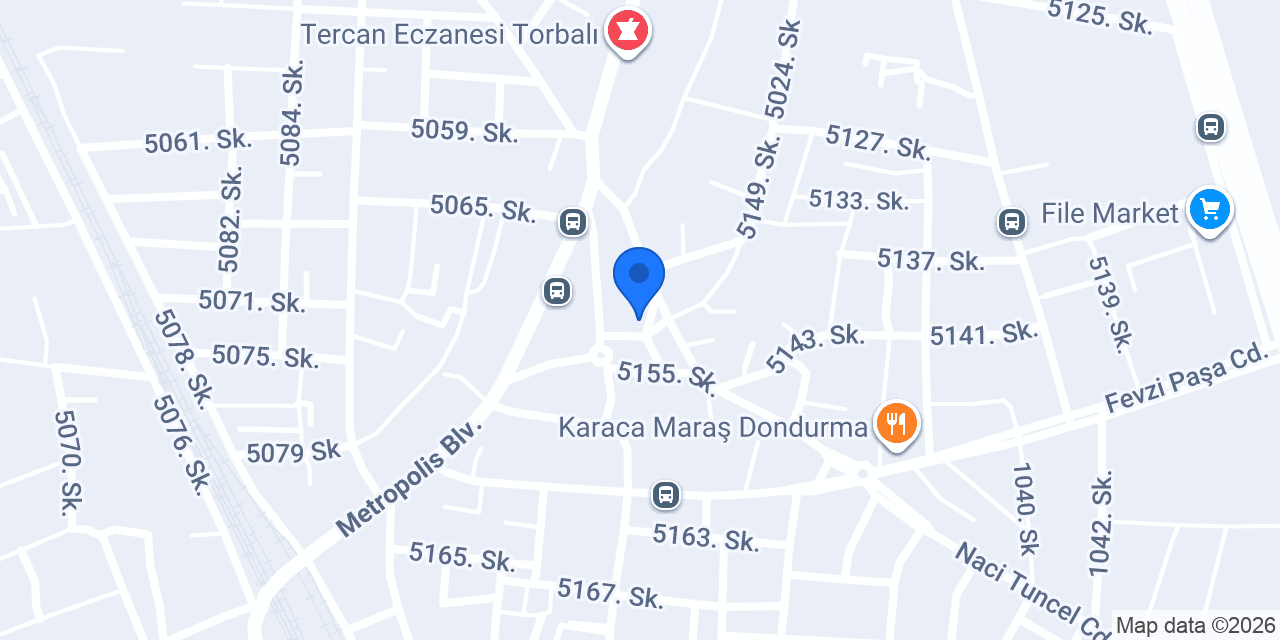 gaziler market konumu