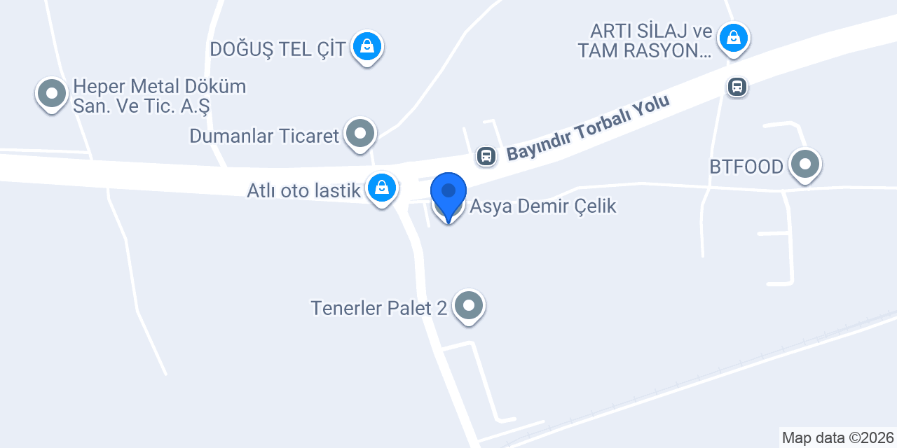 Asya Demir Çelik konumu