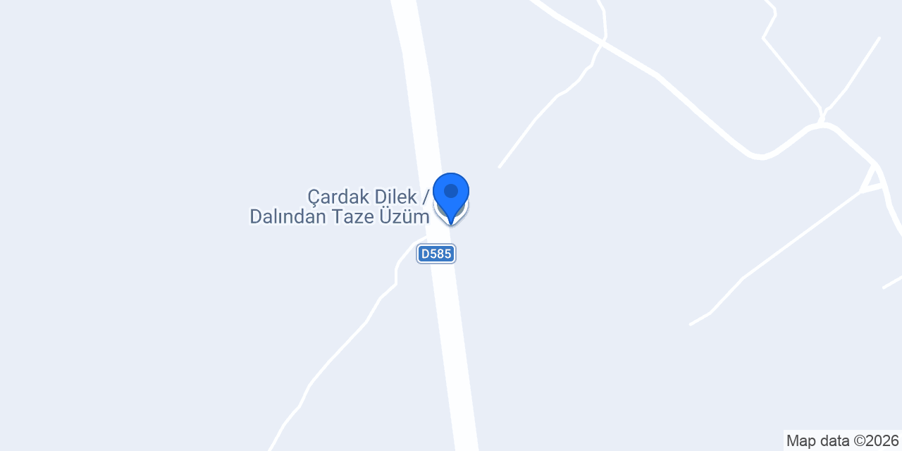 Çardak Dilek / Dalından Taze Üzüm konumu