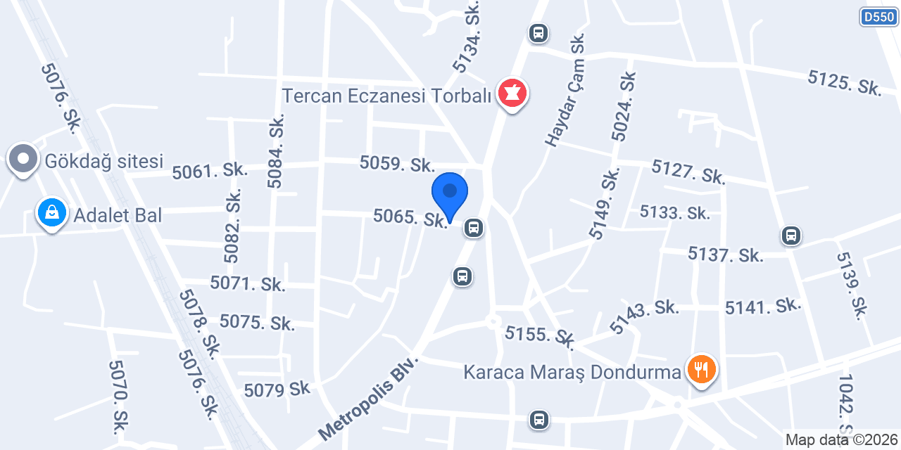 Arça Takı ve Aksesuar konumu
