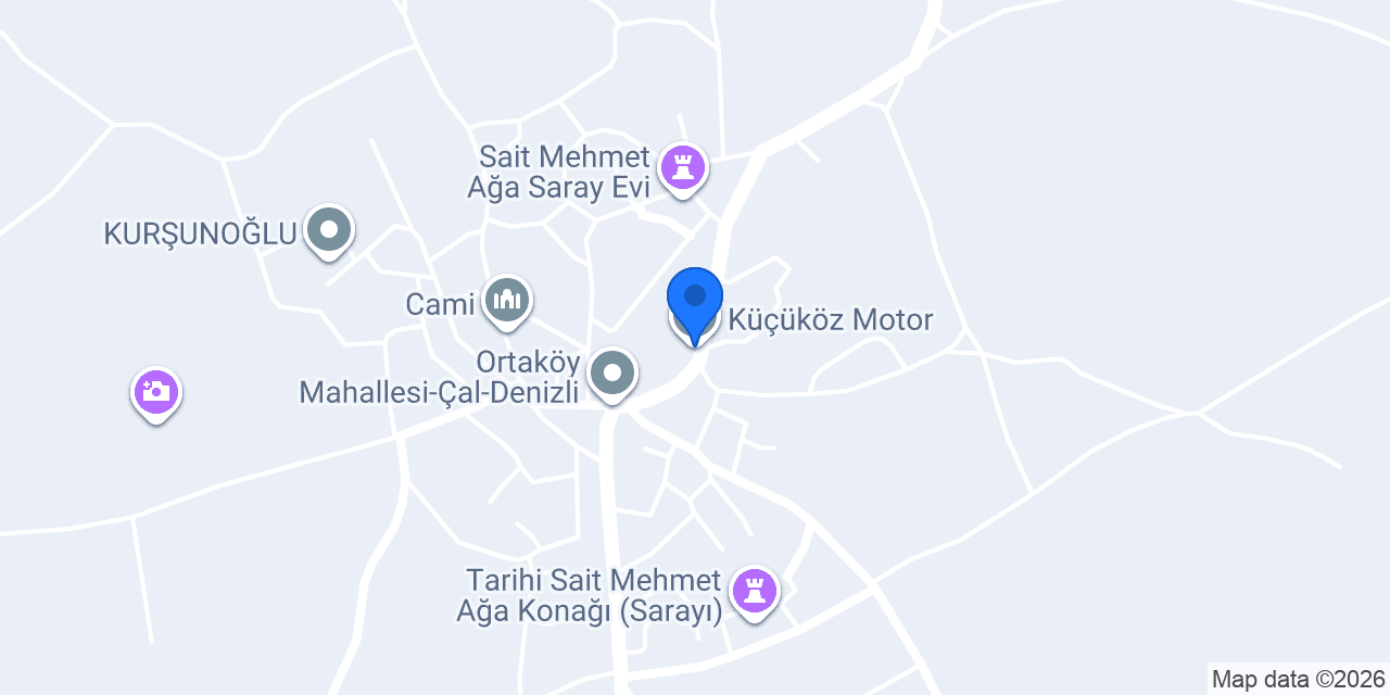 Küçüköz Motor konumu