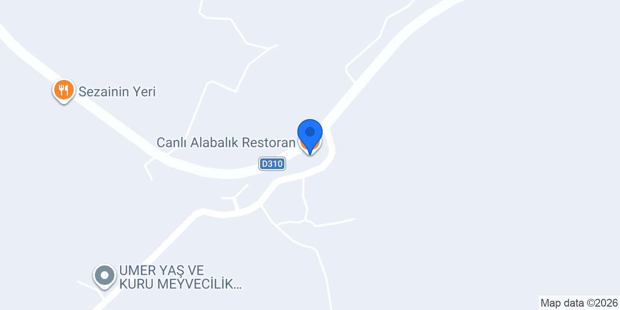 Canlı Alabalık Restoran konumu