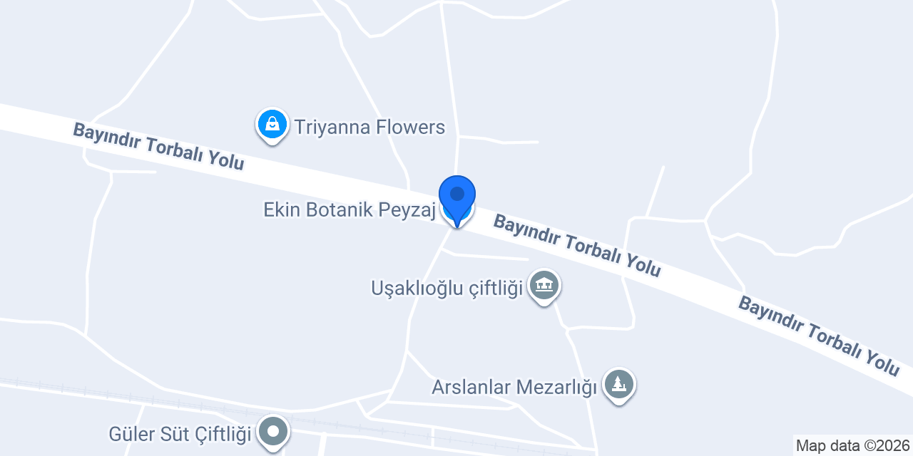Ekin Botanik Peyzaj konumu