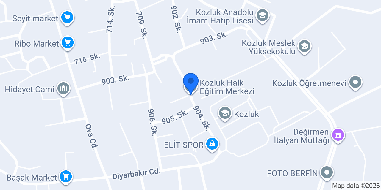 Kozluk SANAT mobilya konumu