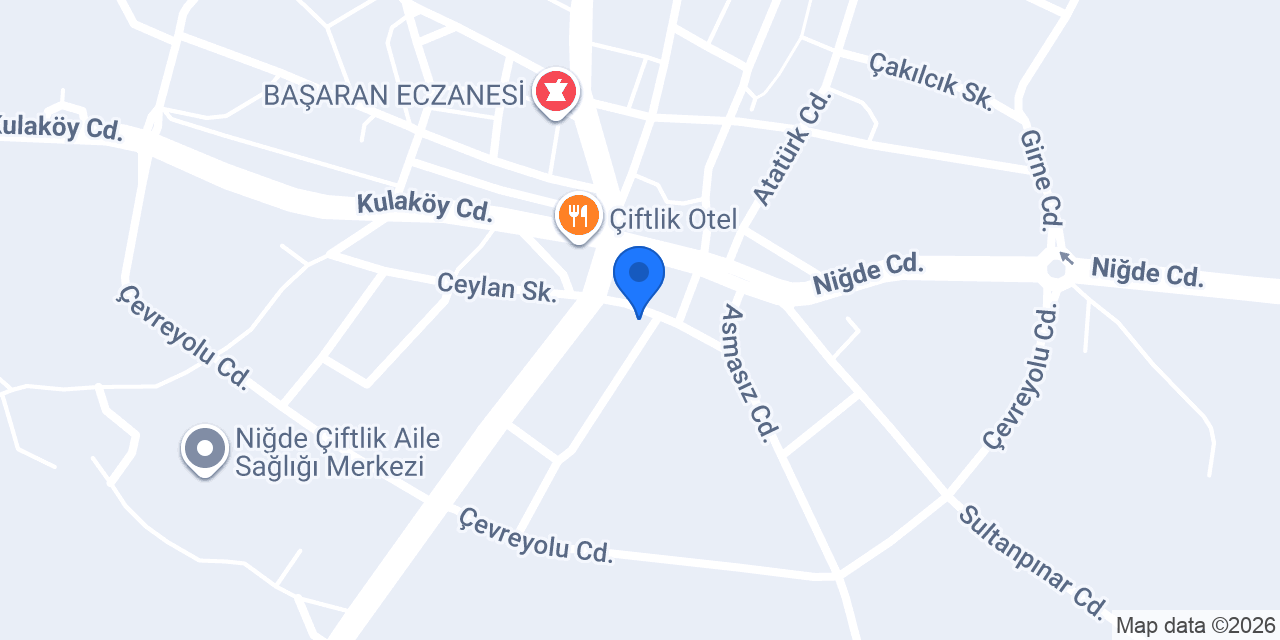ÇİFTLİK MEDAŞ konumu