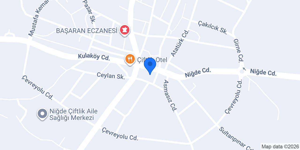 Çiftlik Halk Eğitim Merkezi konumu
