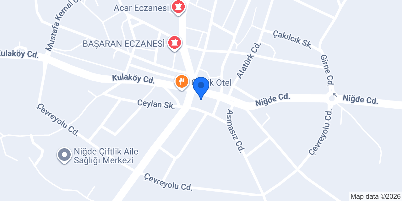 Çiftlik Öğretmenevi konumu