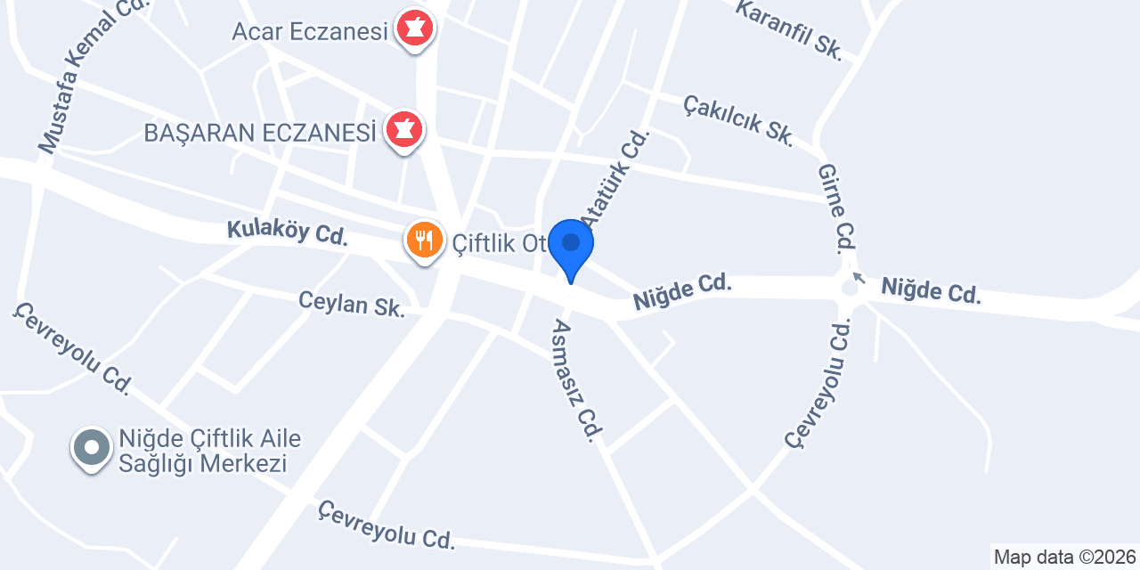 Aygaz Tüp Bayisi konumu