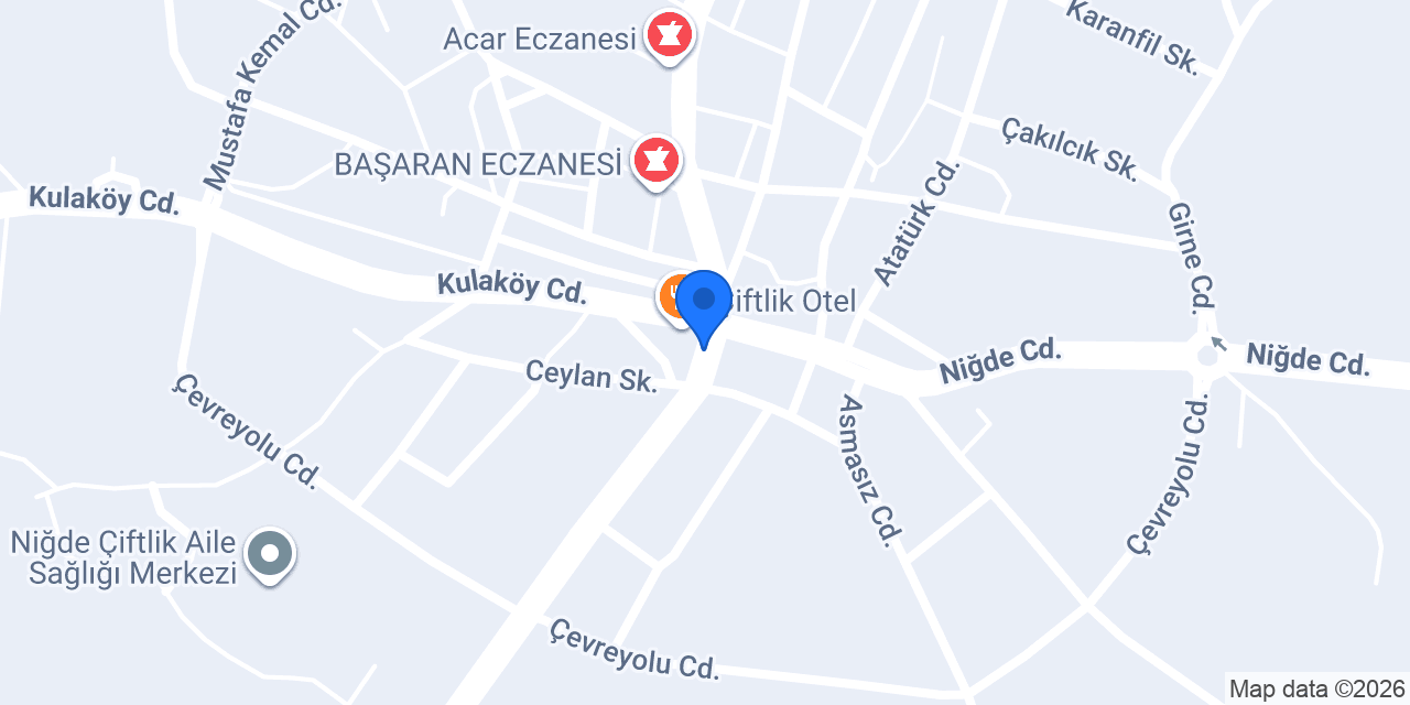 Teke veteriner Kliniği konumu