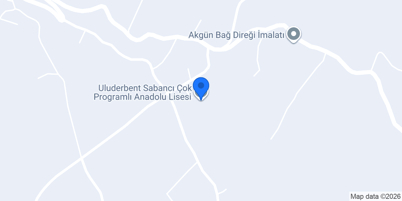 Uluderbent Sabancı Çok Programlı Anadolu Lisesi konumu