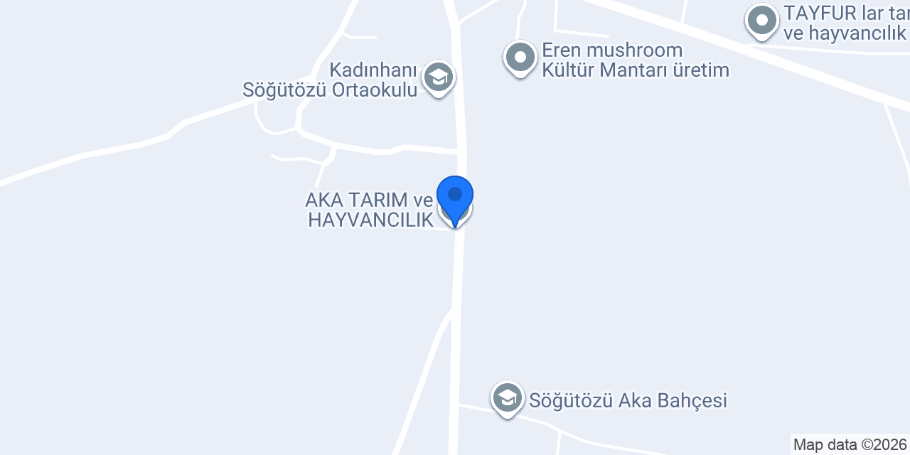 AKA TARIM ve HAYVANCILIK konumu