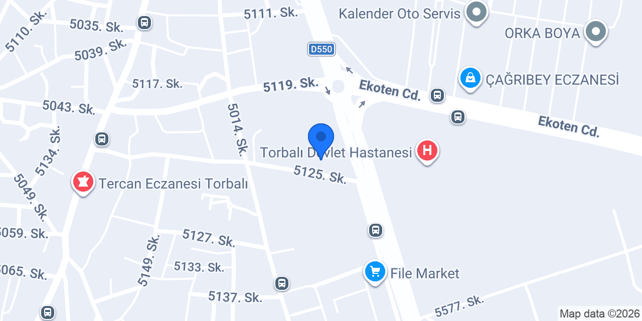Torbalı Adliyesi konumu
