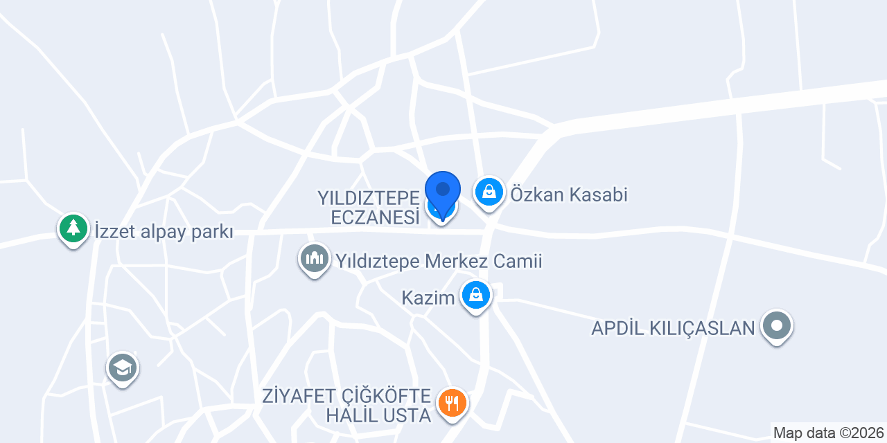 YILDIZTEPE ECZANESİ konumu