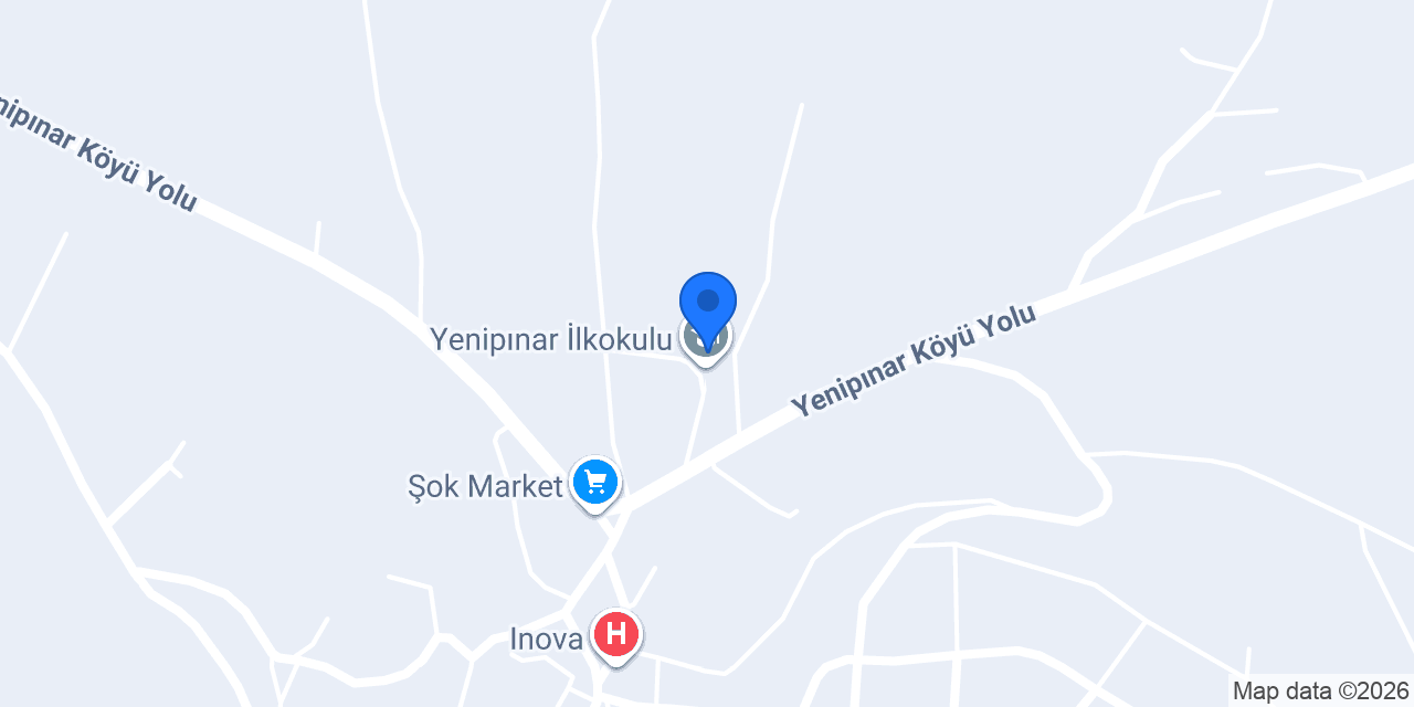 Yenipınar İlkokulu konumu