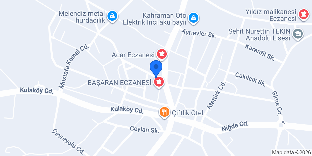 Dinç Yün Evi konumu
