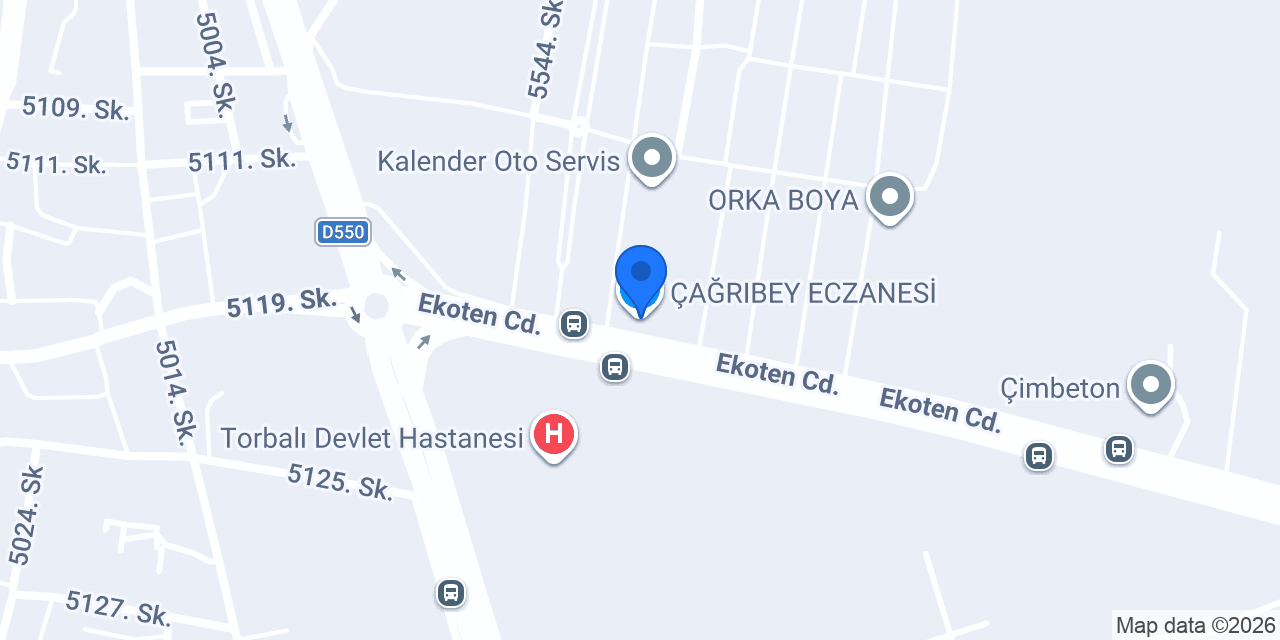Şifa Eczanesi konumu