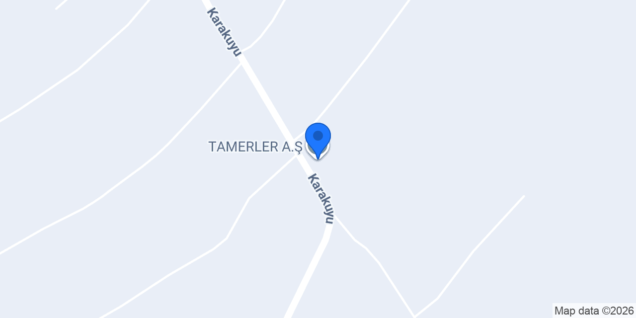 TAMERLER A.Ş konumu