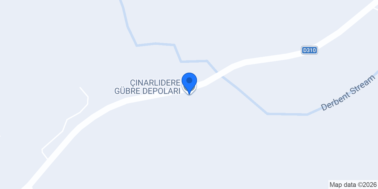 ÇINARLIDERE GÜBRE DEPOLARI konumu