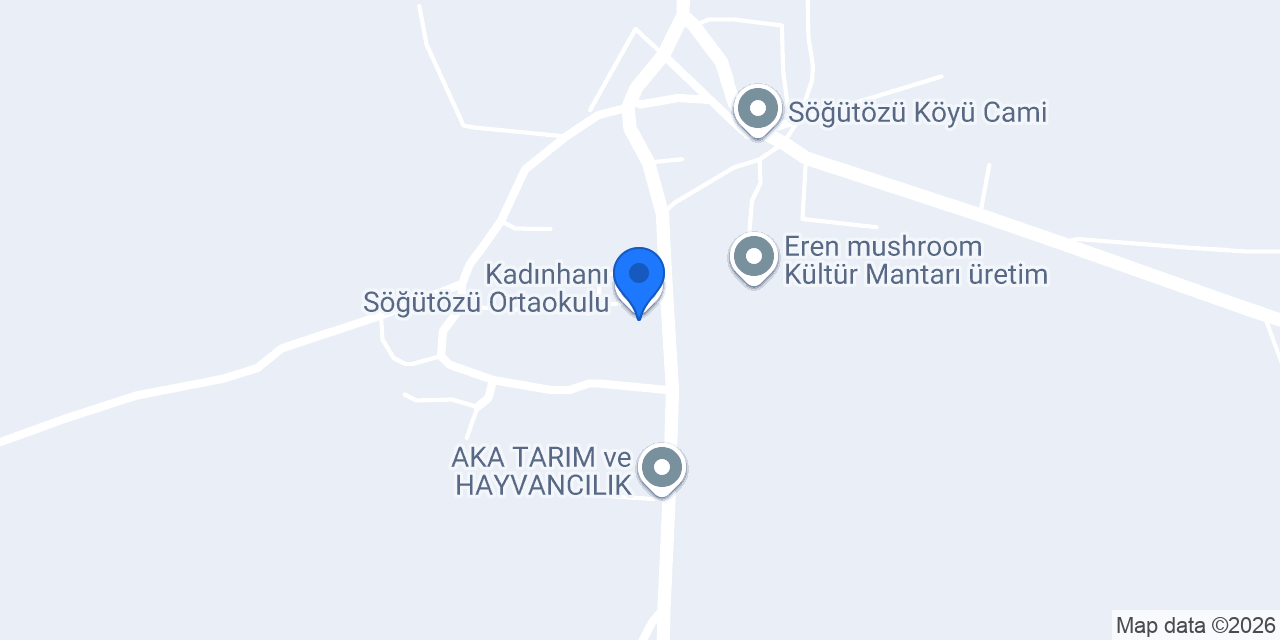Kadınhanı Söğütözü Ortaokulu konumu