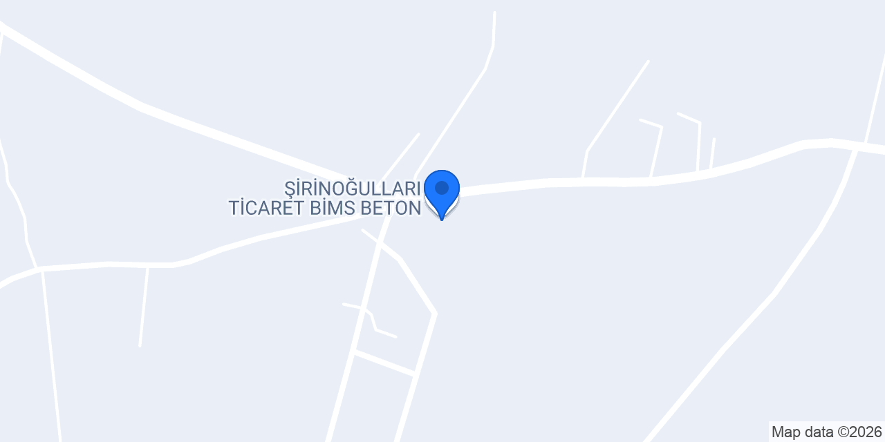 ŞİRİNOĞULLARI TİCARET BİMS BETON konumu