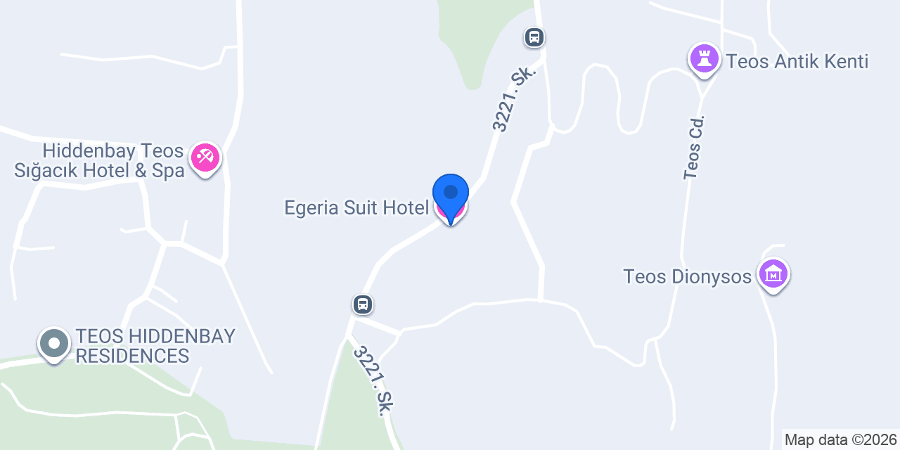 Egeria Suit Hotel konumu
