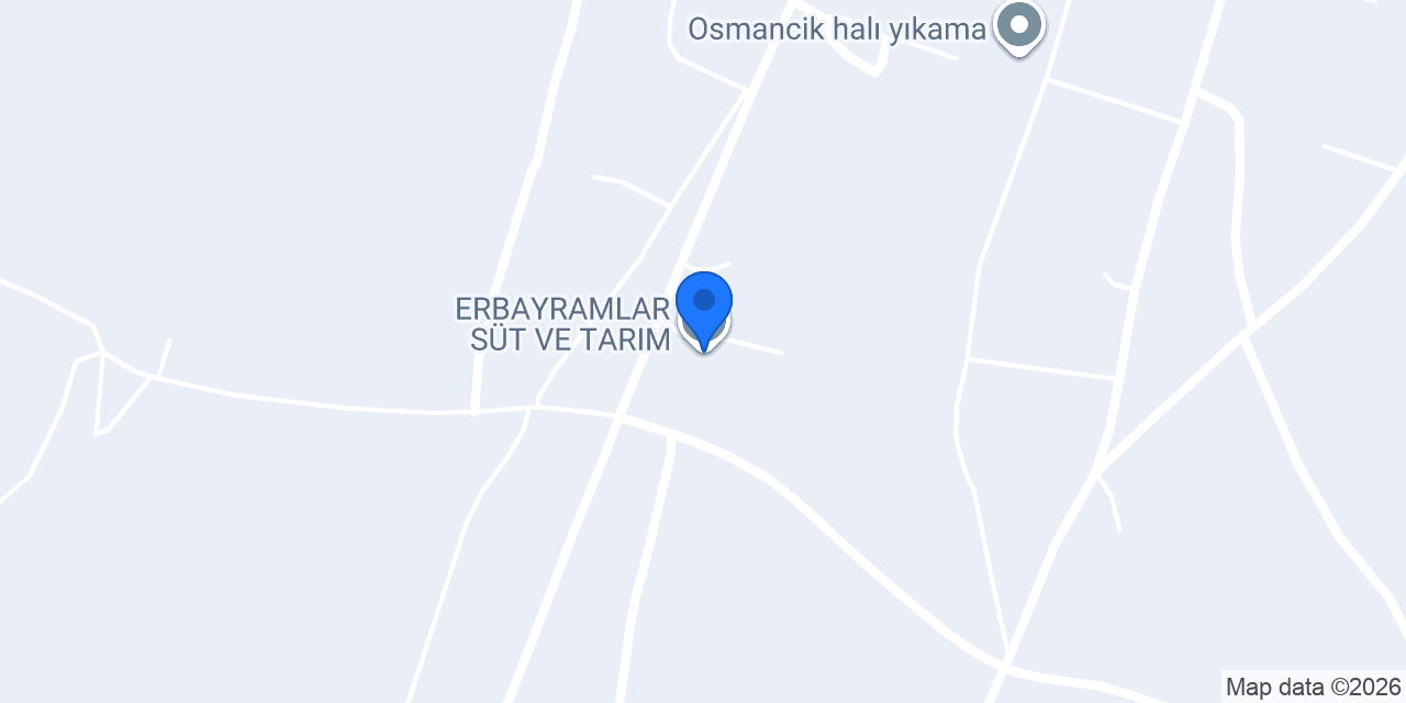 ERBAYRAMLAR SÜT VE TARIM konumu