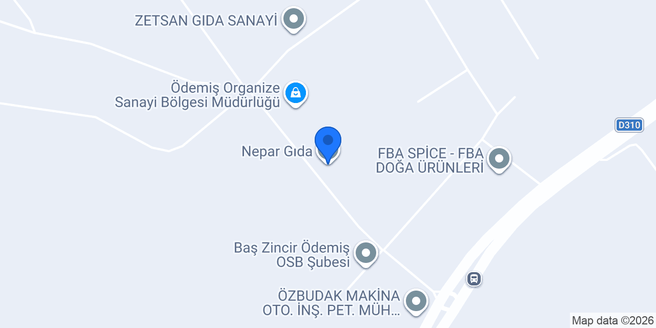Nepar Gıda konumu