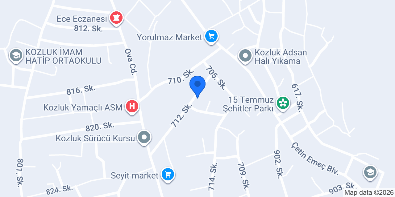 YSF TARHAN TEKSTİL konumu