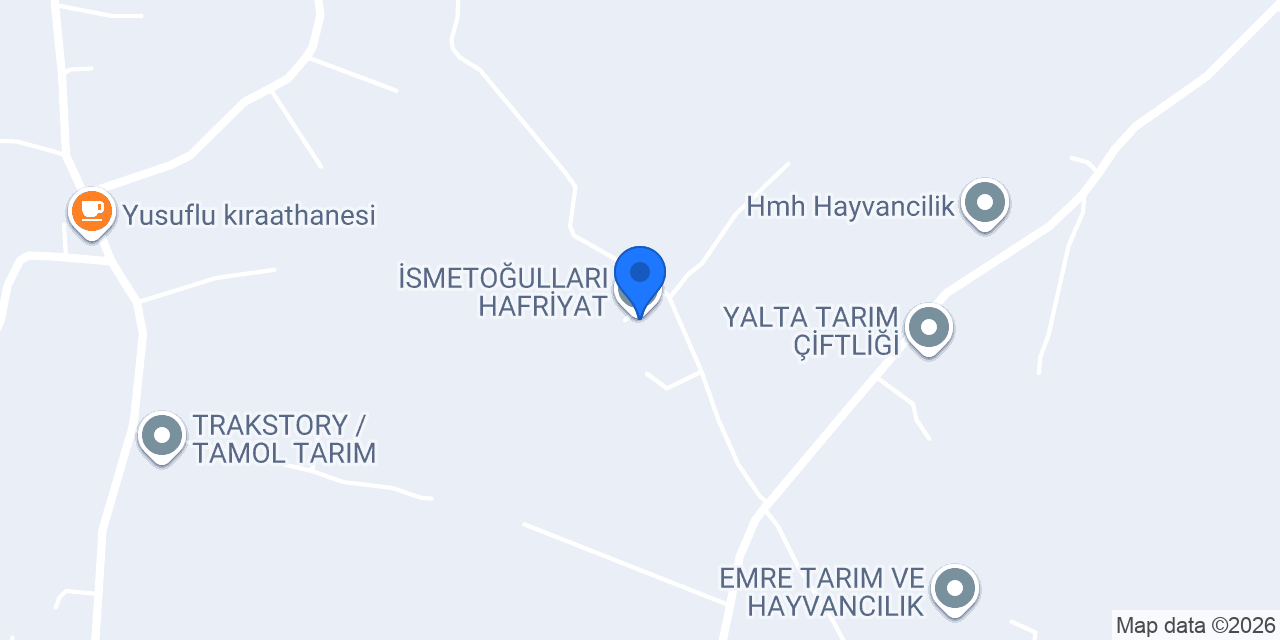 İSMETOĞULLARI HAFRİYAT konumu