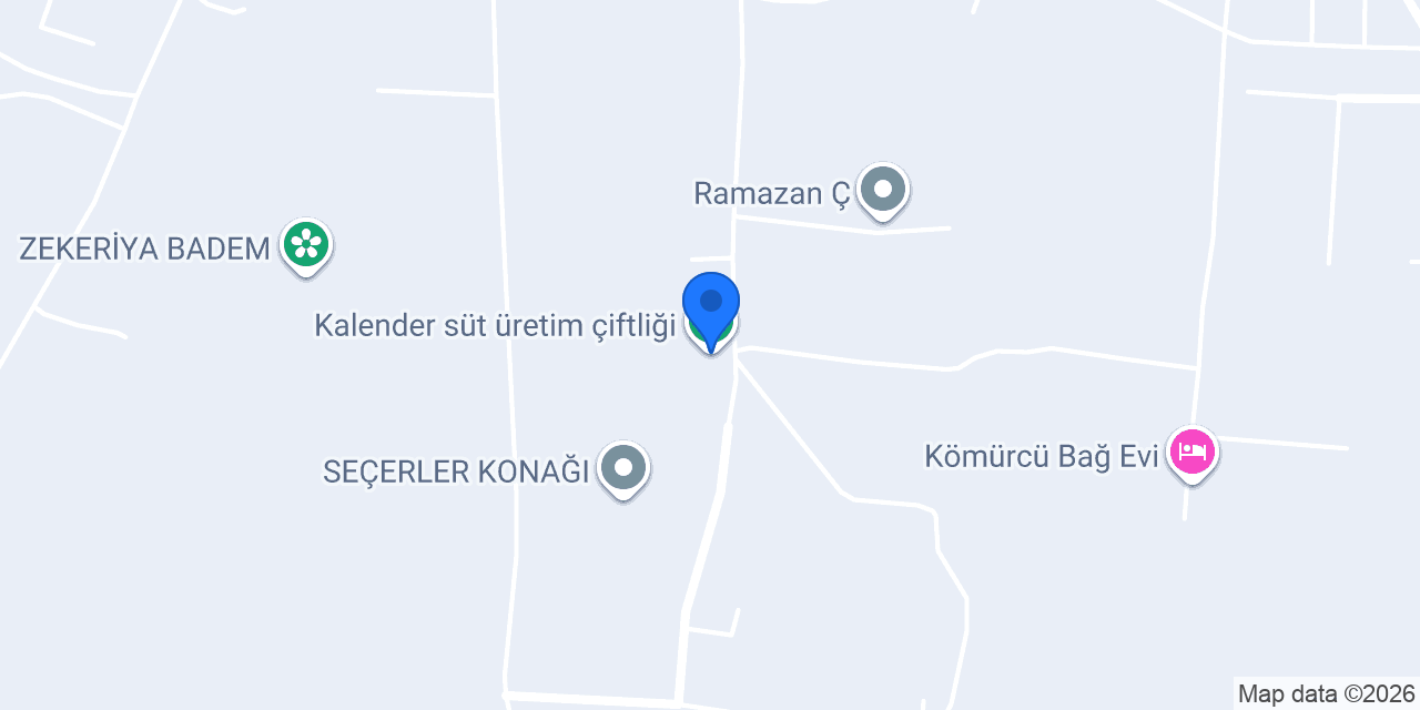 Kalender süt üretim çiftliği konumu