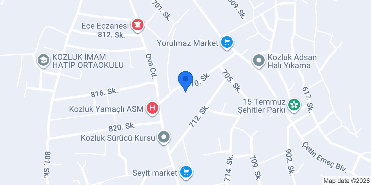 Atatürk İlkokulu konumu