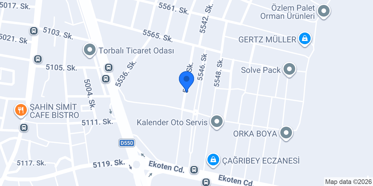 ESER Yapı Dekorasyon konumu