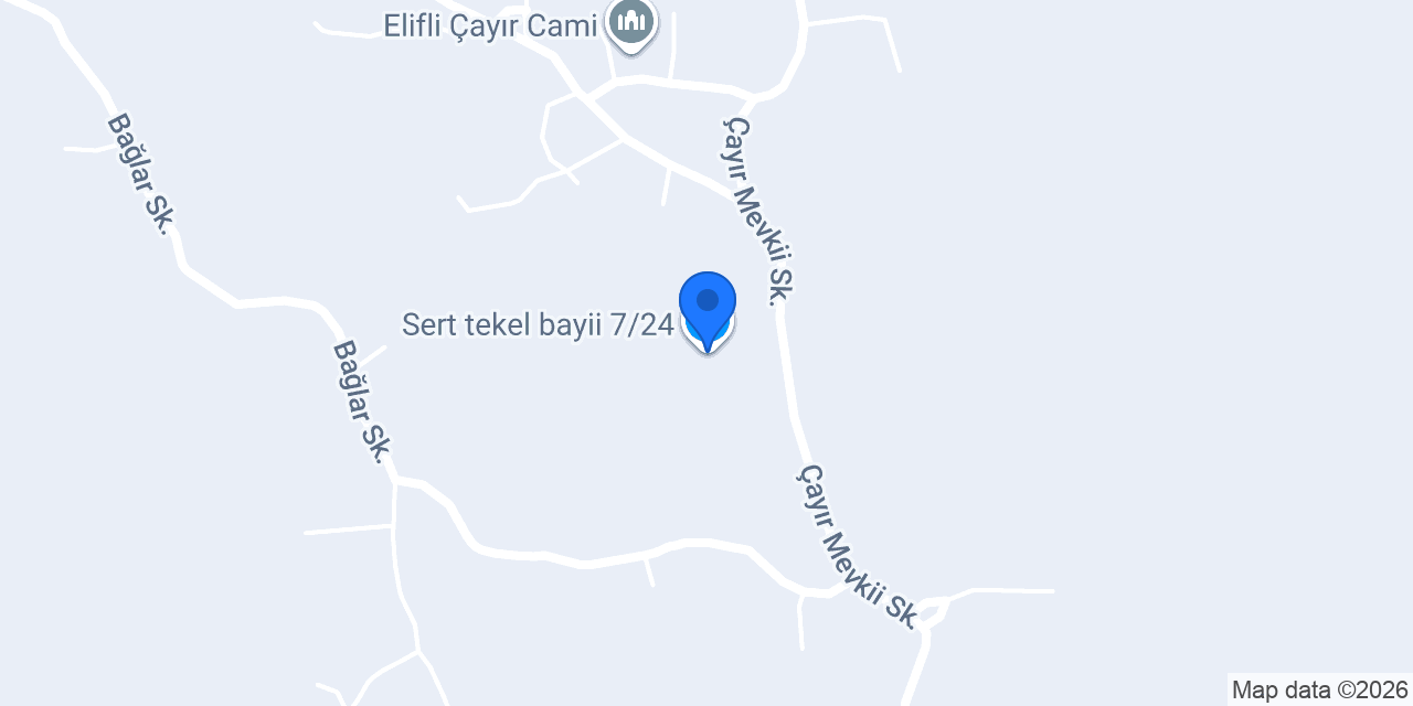Sert tekel bayii 7/24 konumu