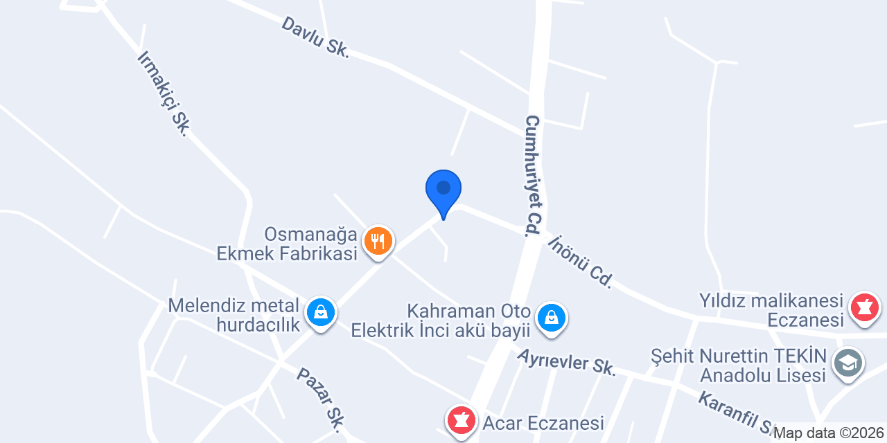 EREN MOBİLYA DEKORASYON konumu