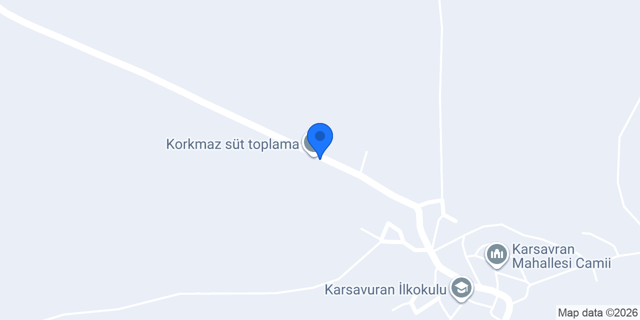 Korkmaz süt konumu