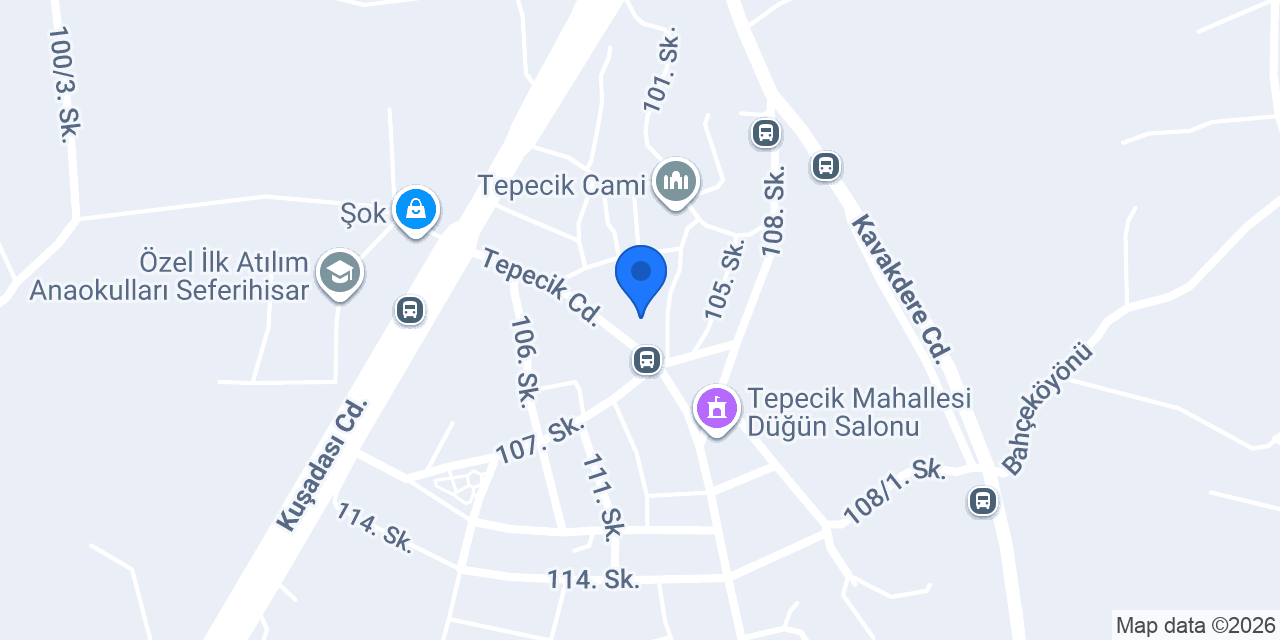 Tepecik Ortaokulu konumu