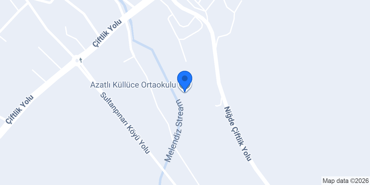 Azatlı Küllüce Ortaokulu konumu