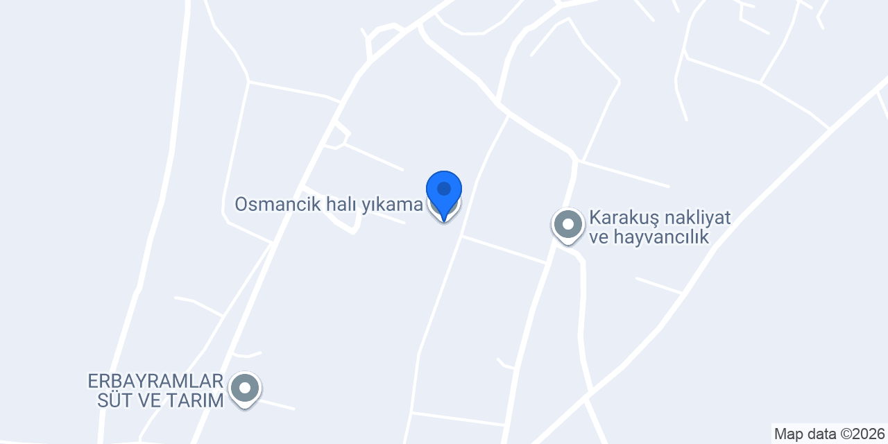 Osmancik halı yıkama konumu