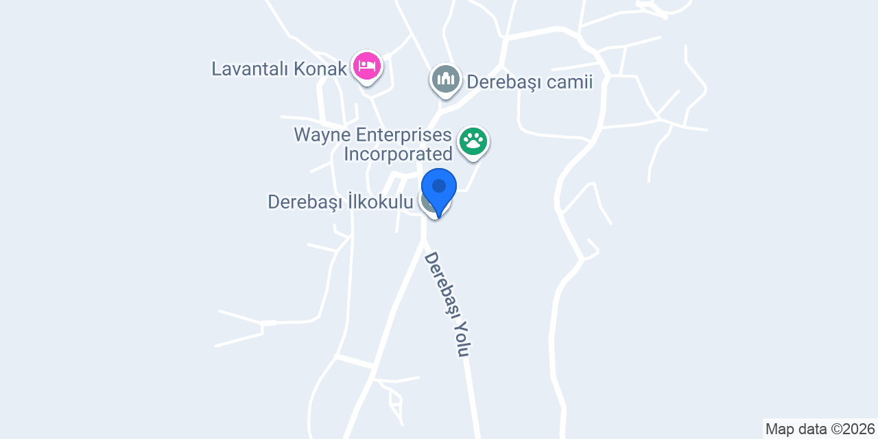 Derebaşı İlkokulu konumu
