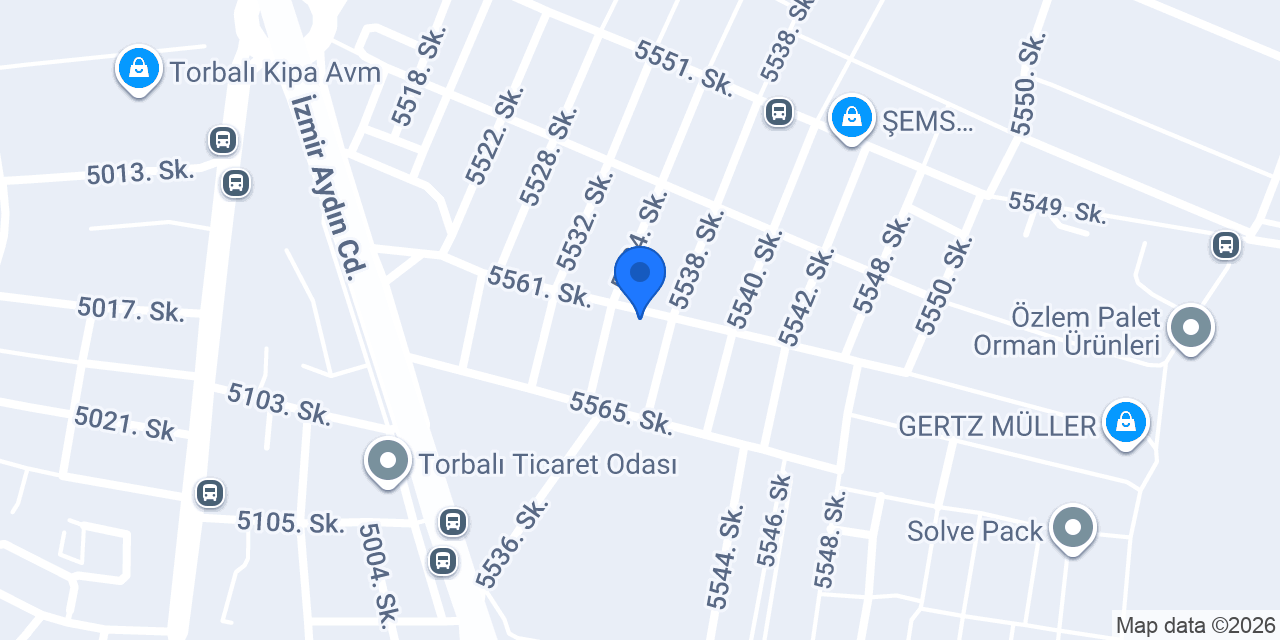 İzmir Forklift Servisi konumu
